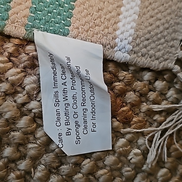 Set of 2 hobby lobby rainbow stripe throw Rugs - Picture 2 of 3